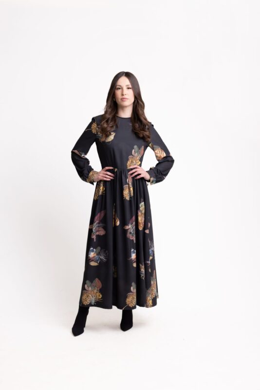 Φόρεμα maxi «Avian habitat» dress